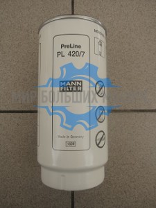 PL420/7X Фильтр топливный сепаратора Мерседес Актрос Mann-Filter
